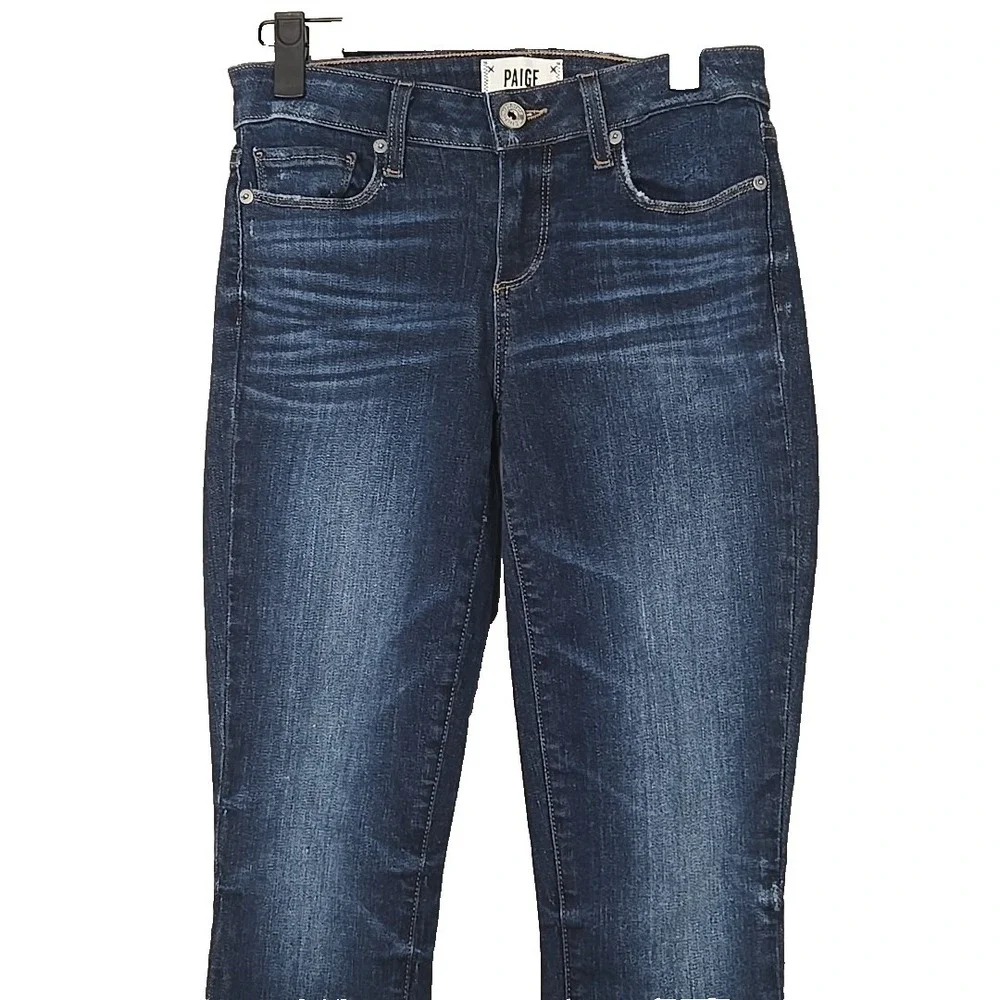Paige Verdugo Cropped Women's Jeans Size 25 Anise Wash (26.5x25.5) - Picture 3 of 7
